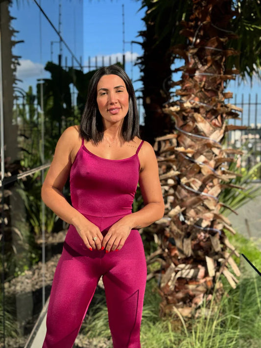 Macacão Serena Cirre Grape