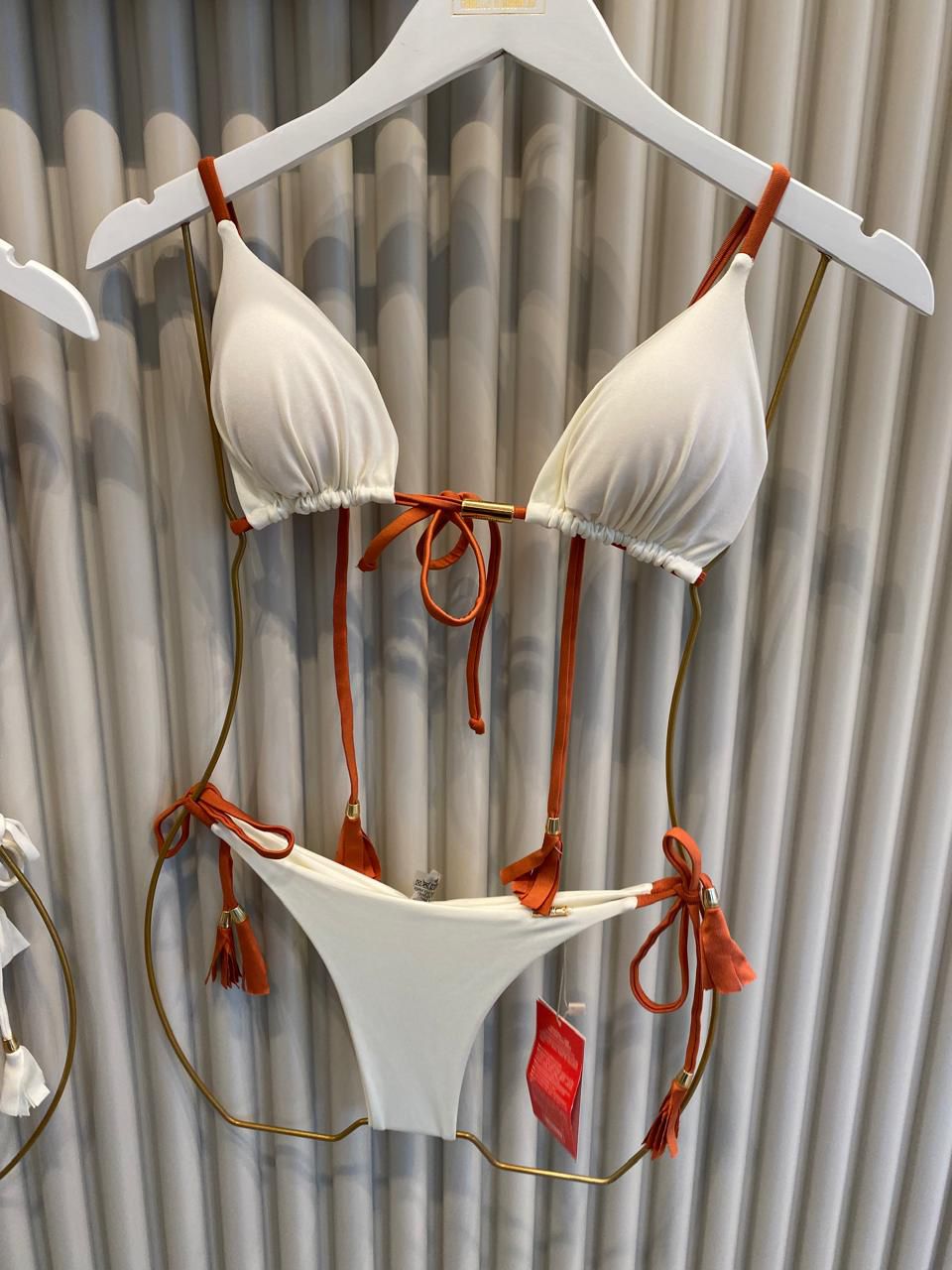 Biquini Elloah Glow Off White/Cobre