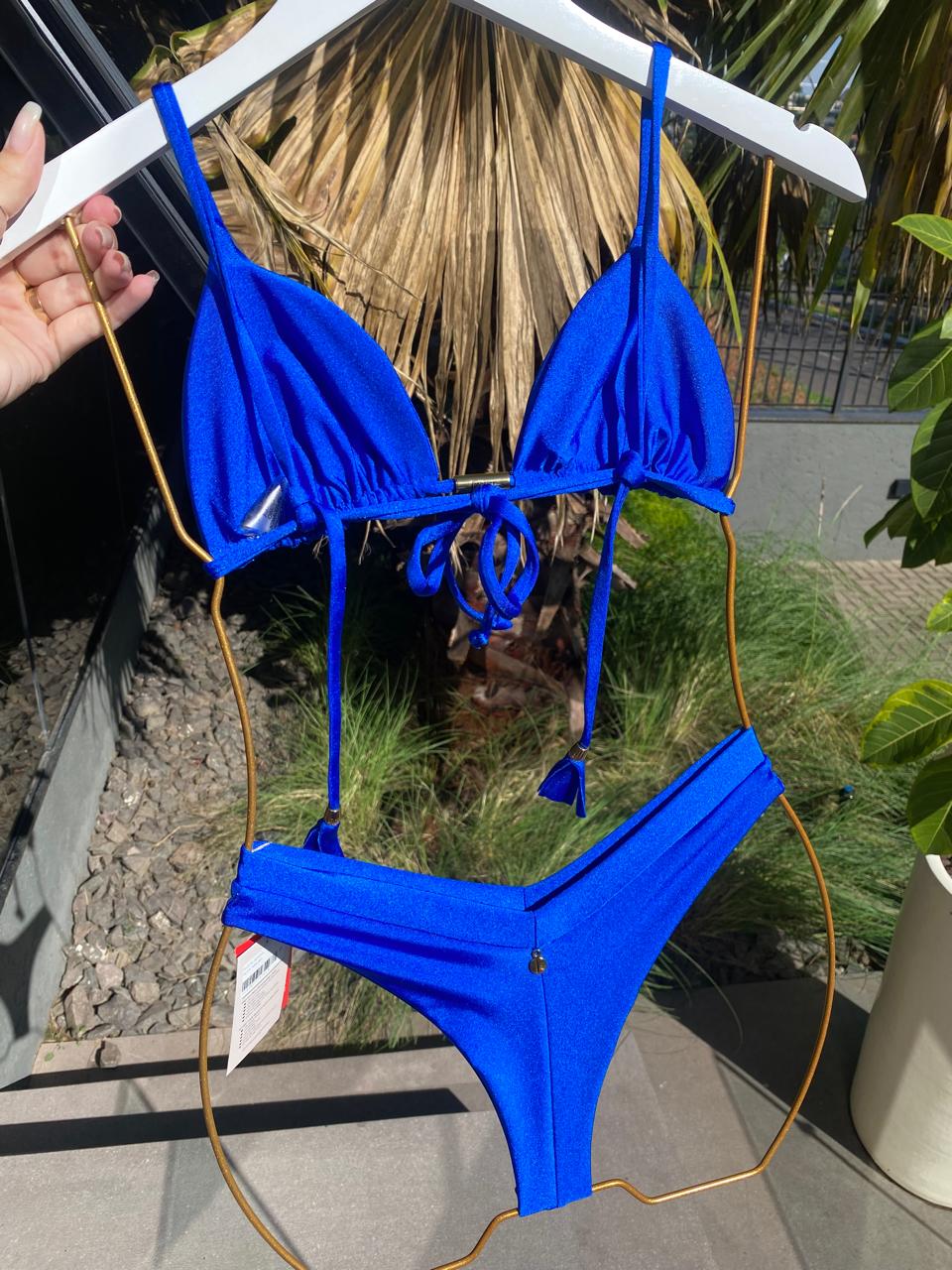 Biquini Fiorella Genova Glow Azul Bic