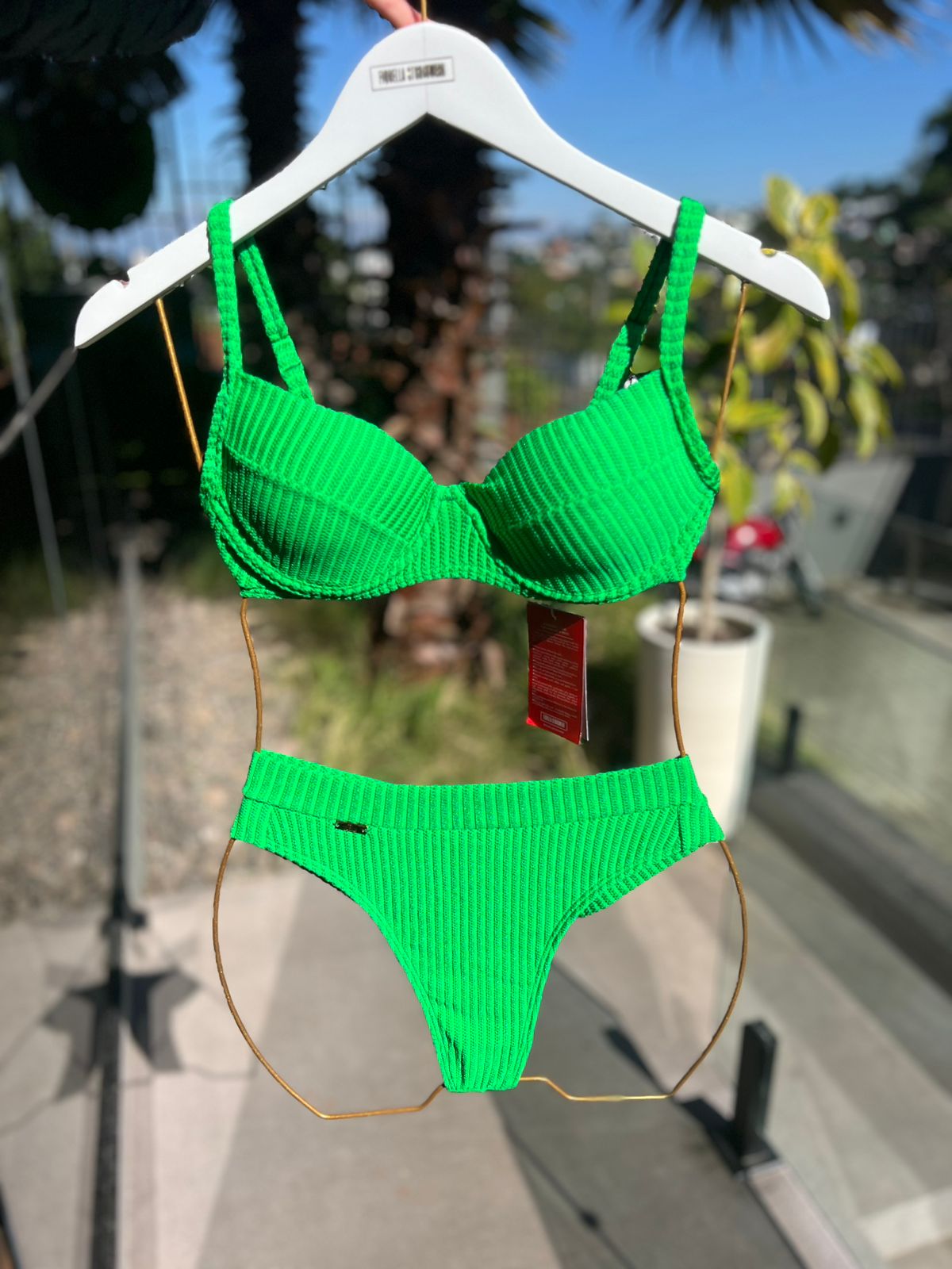 Biquini Fiorella Brigitte Santorini Verde
