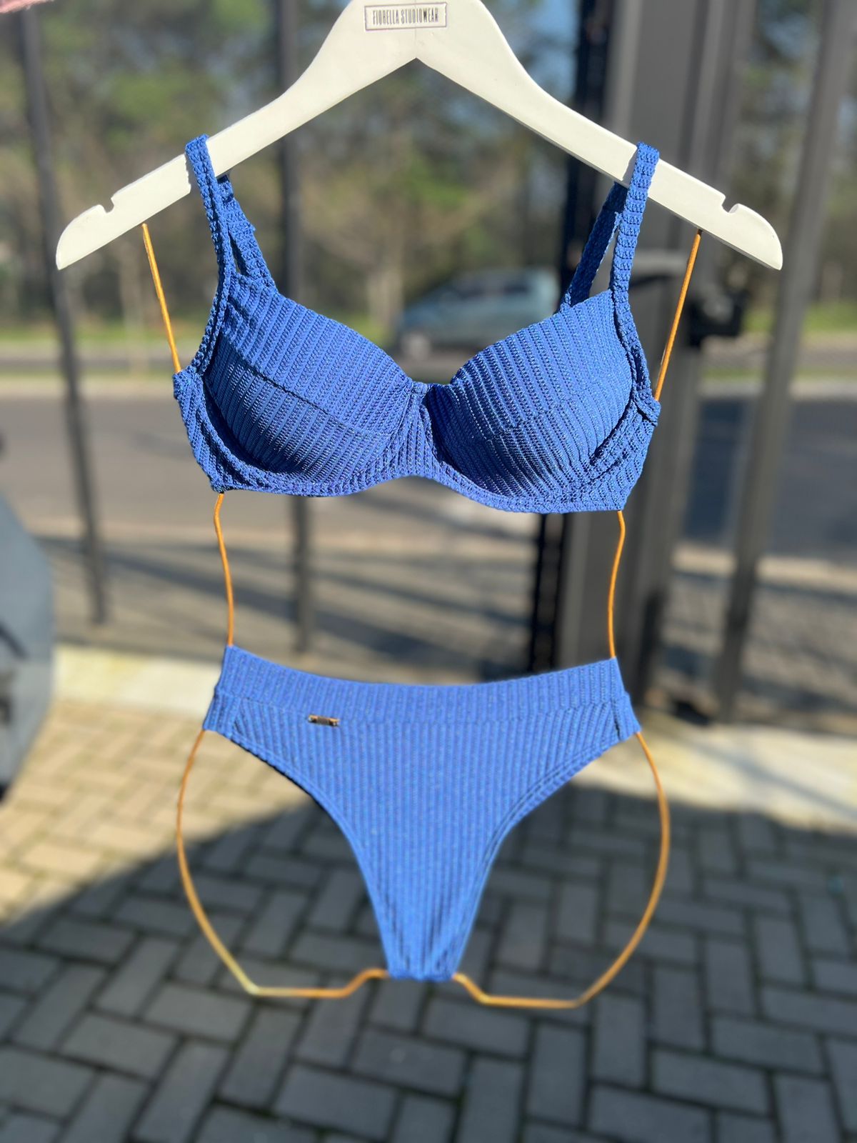 Biquini Fiorella Brigitte Santorini Azul Marinho