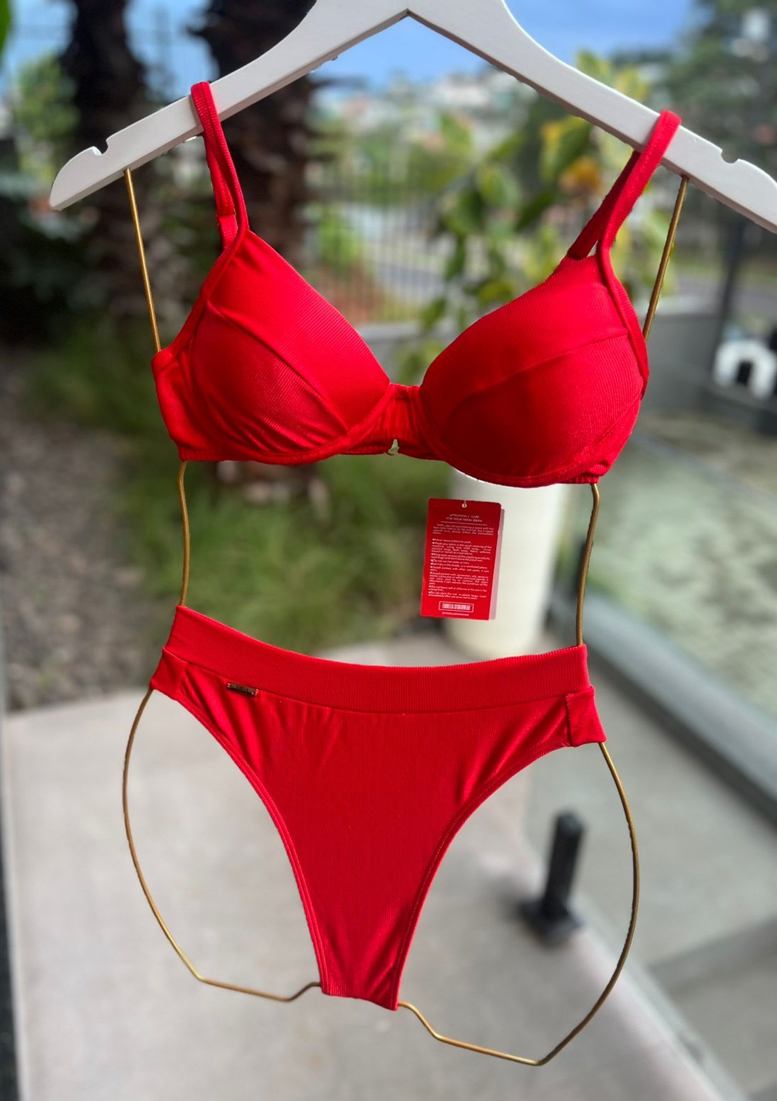 Biquini Fiorella Brigitte Louis Vermelho