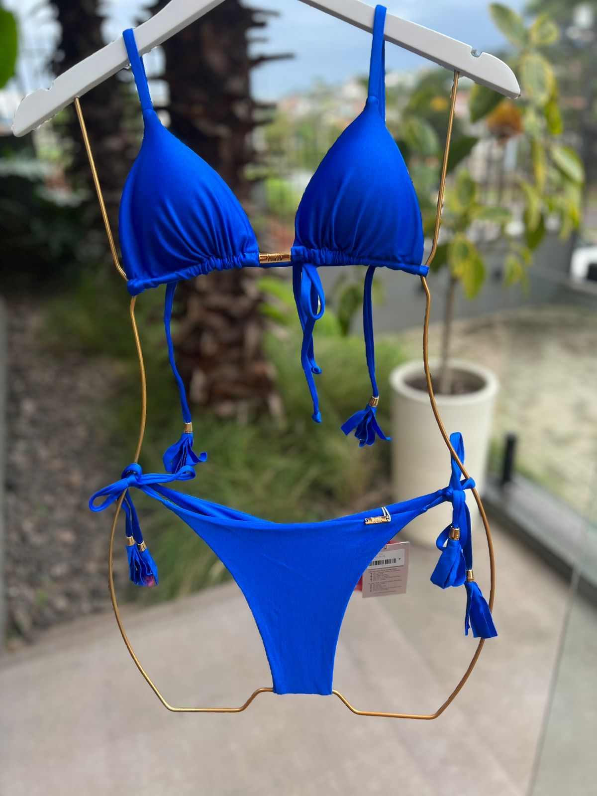 Biquini Fiorella Elloah Glow Azul Royal