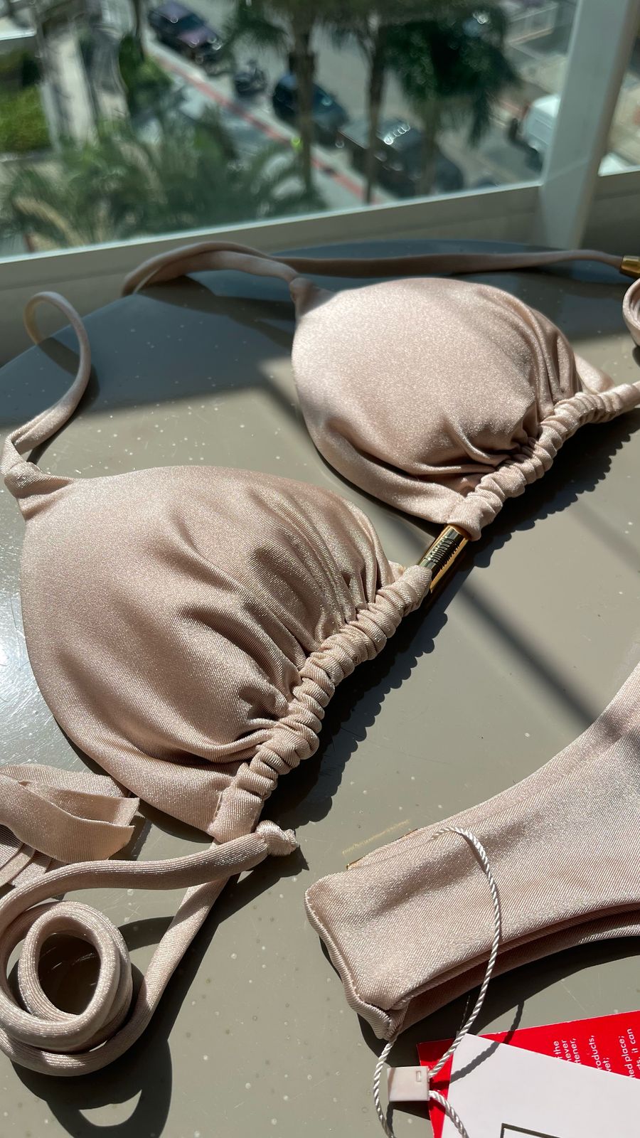 Biquini Mariah Glow Dourado