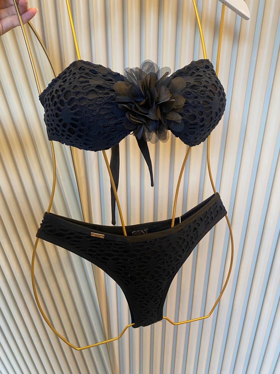 Biquini Arienzo Coconut Preto
