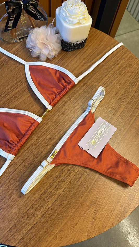 Biquini Anitta Glow Cobre/Off White