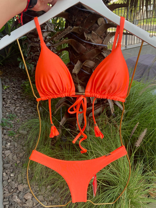 Biquini Mariah Glow Laranja Neon