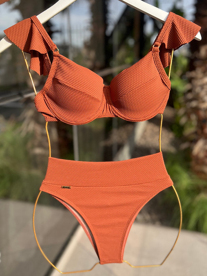 Biquini Sicilia Colméia Chocolate