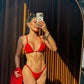 Biquini Fiorella Glow Vermelho
