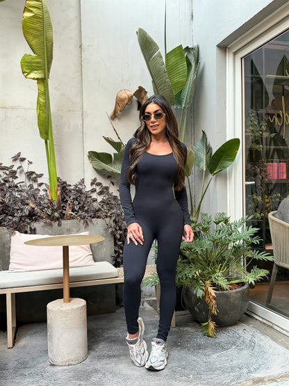 Macacão Angelina Seamless Preto