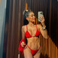 Biquini Fiorella Glow Vermelho
