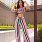 Biquini Fiorella Anitta Croche Azul/Vermelho/Branco Mídia 11 de 11