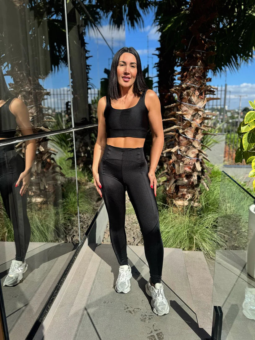 Top Fiorella Cirre Preto