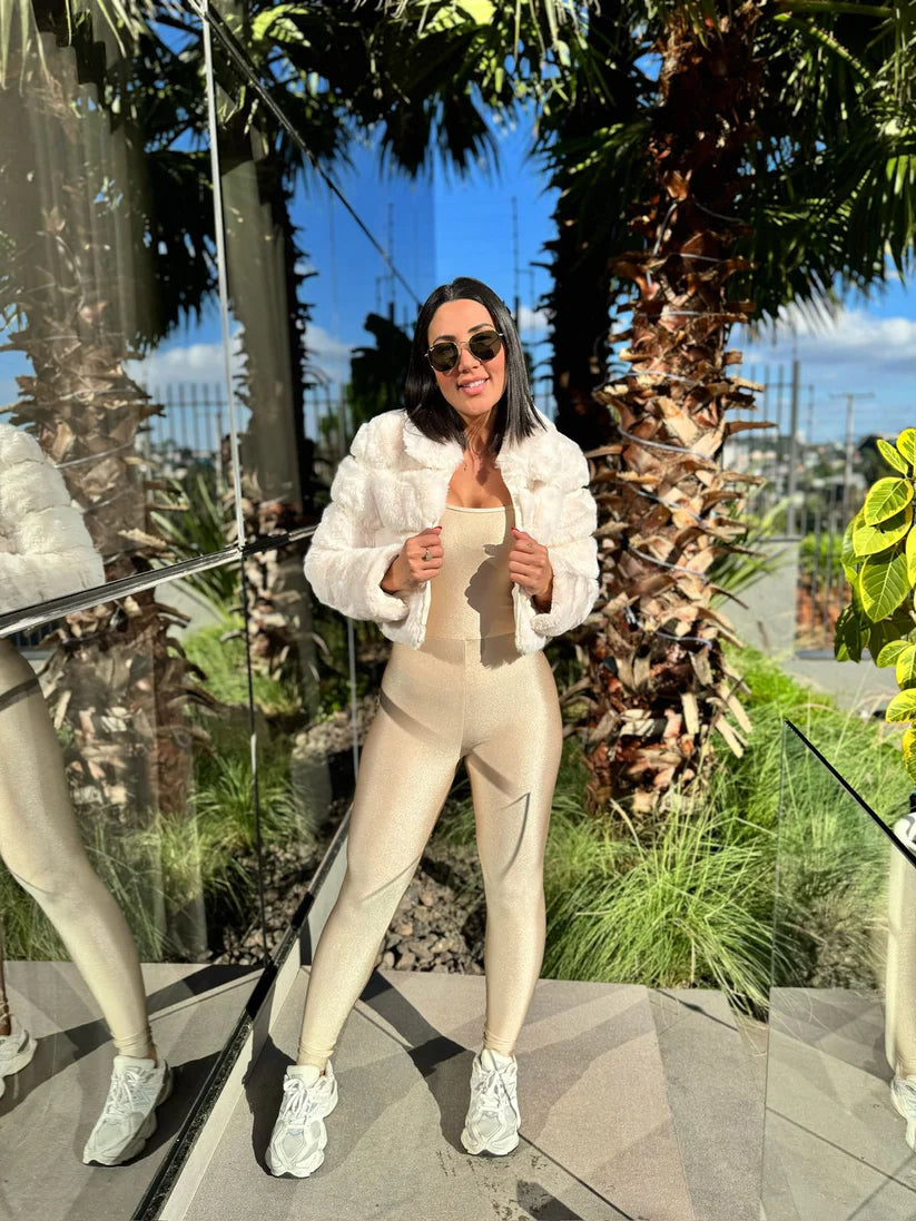 Macacão Serena Cirre Dourado