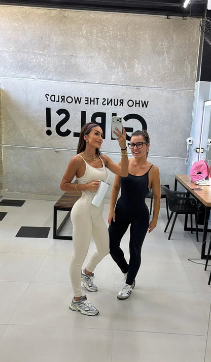Macacão Celina Slim Off White