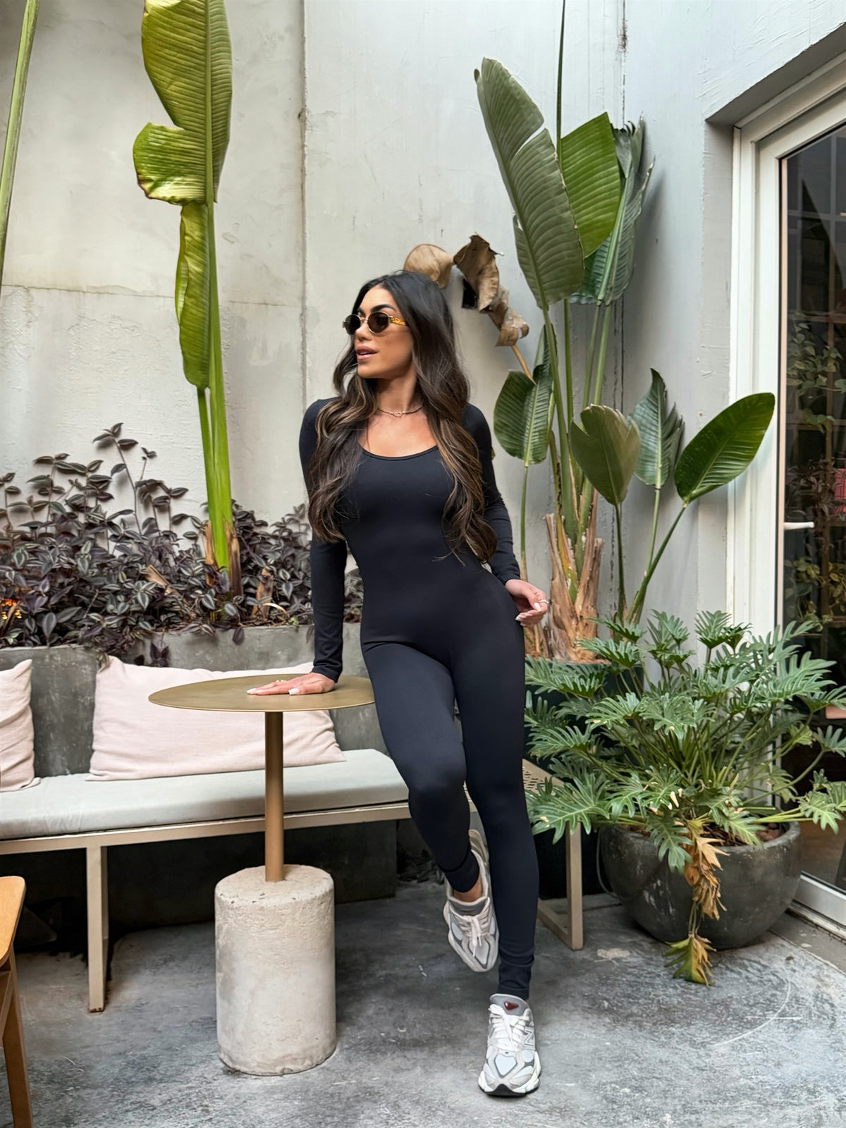 Macacão Angelina Seamless Preto