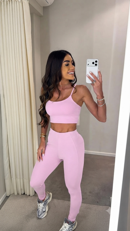 Legging Maria Antonia Slim Rosa Candy