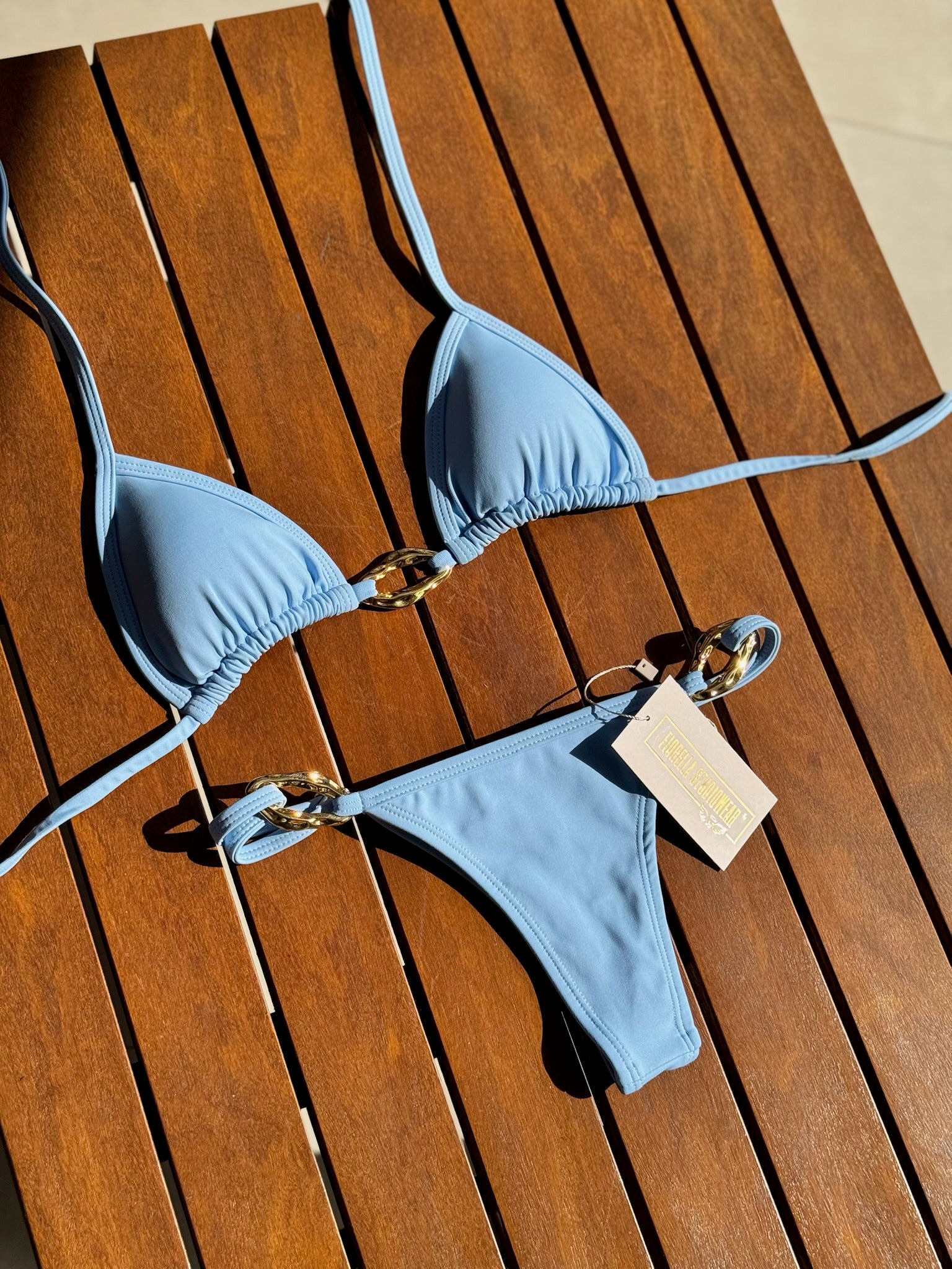 Biquini Makani Poliamida Azul Candy