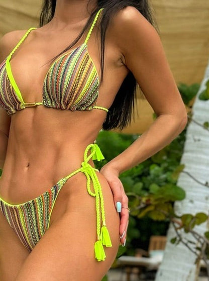 Biquini Fiorella Geovanella Tricot Bali Pineapple