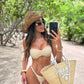 Biquini Éteka Tricot Cartagena Off White