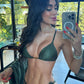 Biquini Fiorella Elloah Glow Verde Musgo
