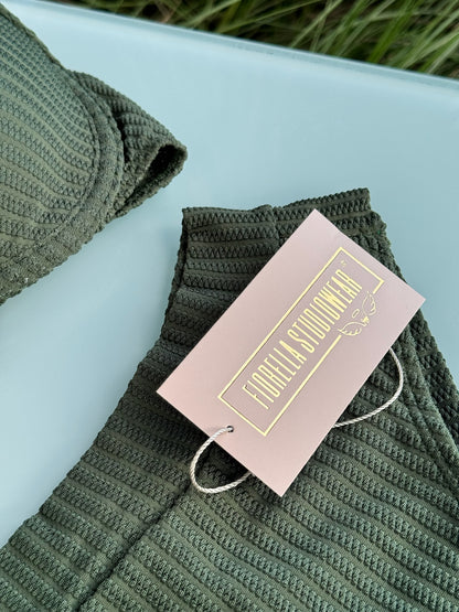 Biquini Fiorella Brigitte Santorini Verde Musgo