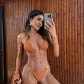 Biquini Makani Canelado Caramelo