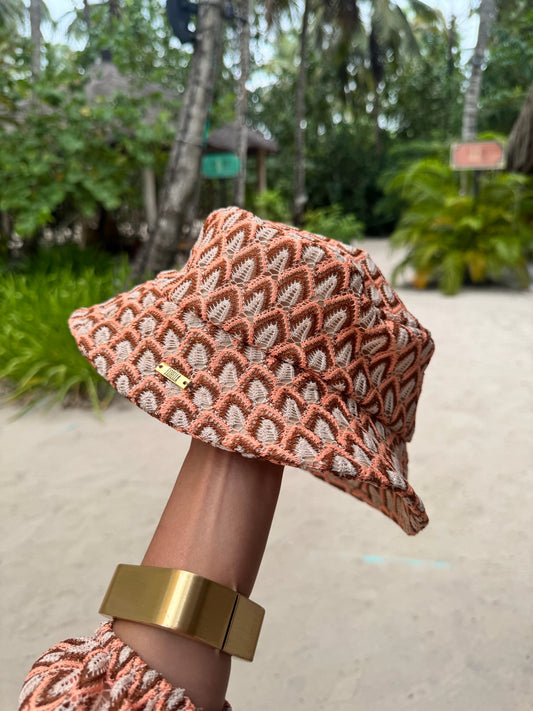 Chapéu Bucket Tricot Cartagena Dourado