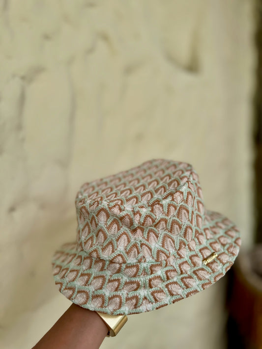 Chapéu Bucket Tricot Cartagena Off White