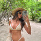 Biquini Anitta Tricot Cartagena Off White