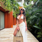 Chapéu Bucket Colmeia Off White
