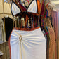 Biquini Anitta Colmeia Off White/Preto