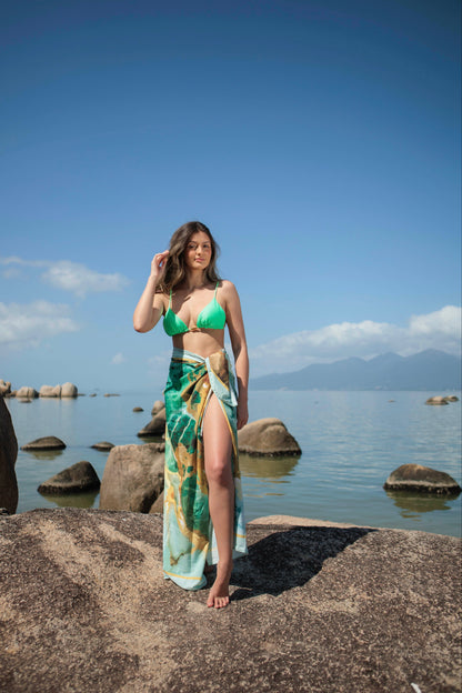 Panô Oásis Verde Água