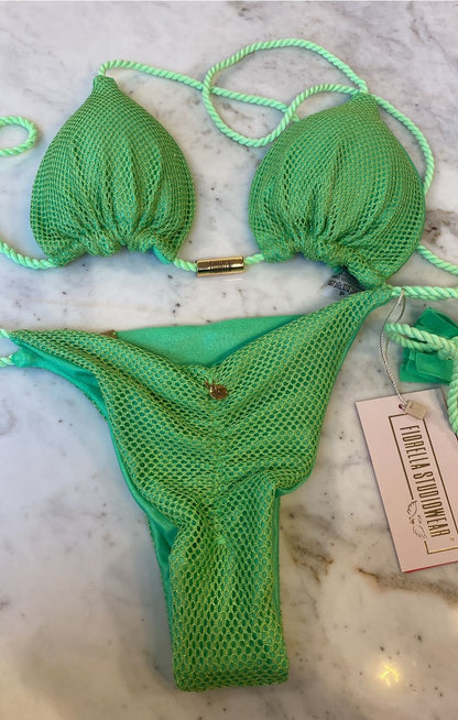 Biquini Fiorella Geovanella Sereia Verde Lemon