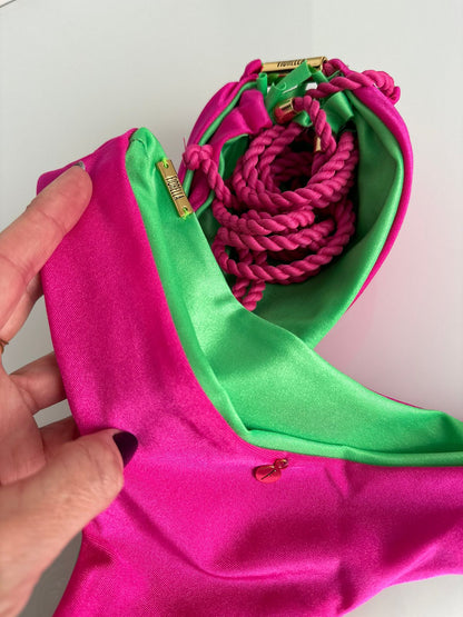 Biquíni Fiorella Camélia Glow Pink/Verde Lemon