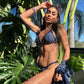 Biquini Fiorella Anitta Tricot Bali Azul Marinho