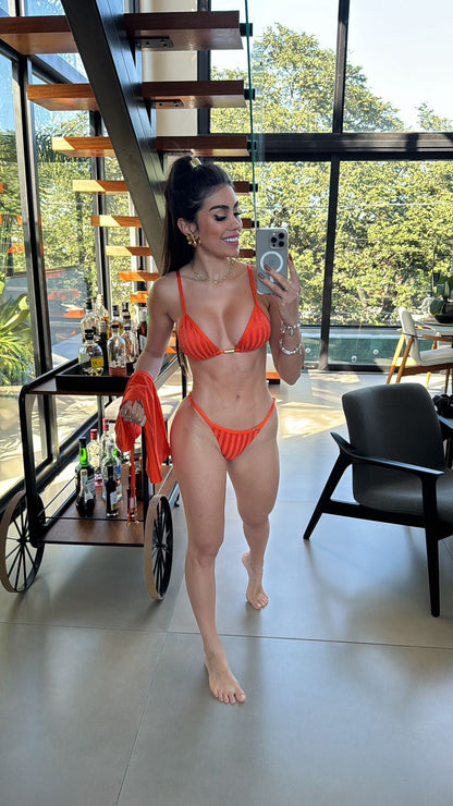 Biquini Fiorella Anitta Lotus Laranja