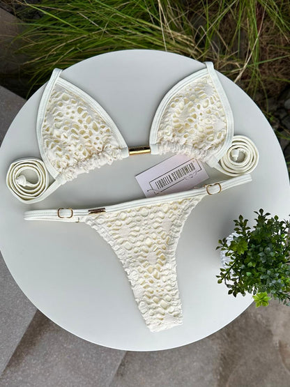 Biquini Fiorella Anitta Coconut Off White