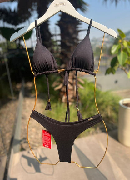 Biquini Fiorella Mariah Glow Preto