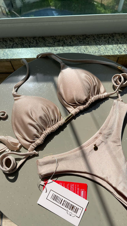 Biquini Mariah Glow Dourado
