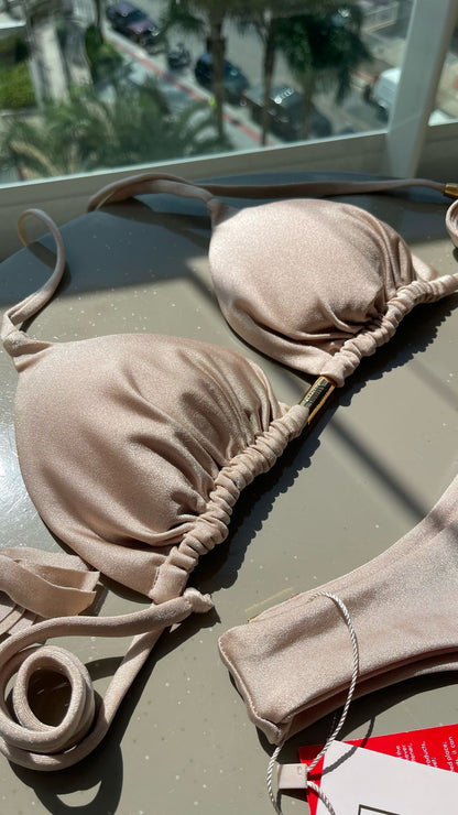 Biquini Mariah Glow Dourado