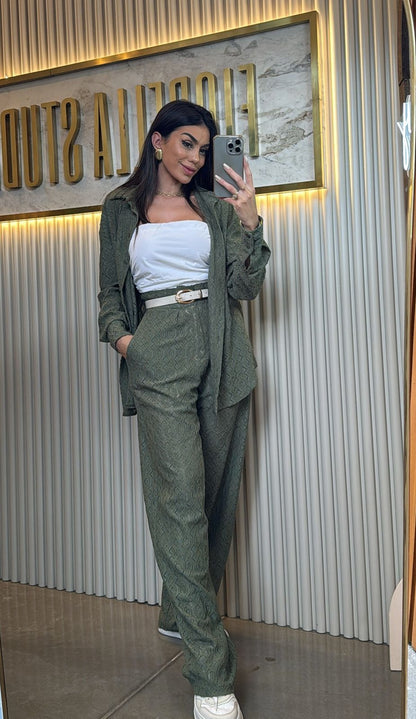 Camisa Marrakesh Verde Musgo