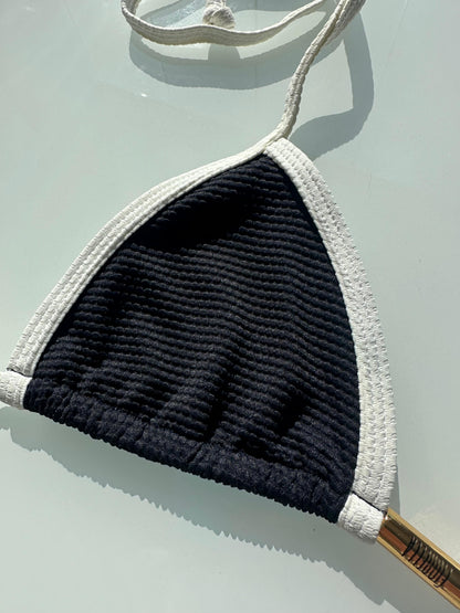 Biquini Anitta Colméia Preto/Off White