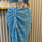 Saia Midi Coconut Azul Candy
