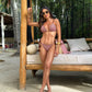 Biquini Elloah Cartagena Marrom/Rosa