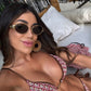 Biquini Elloah Cartagena Marrom/Rosa
