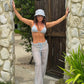 Chapéu Bucket Tricot Cartagena Azul Candy