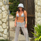 Calça Tricot Cartagena Azul Candy