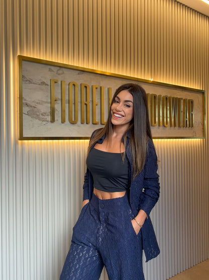 Camisa Marrakesh Azul Marinho