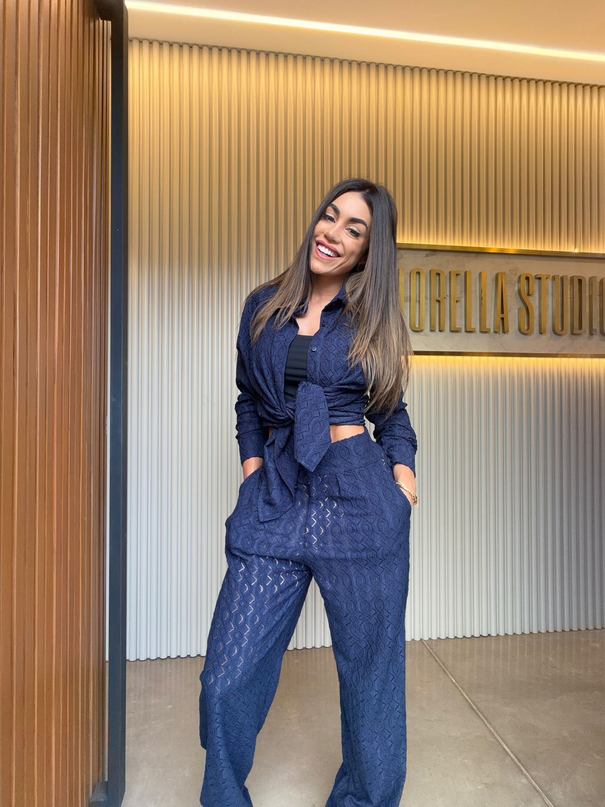 Camisa Marrakesh Azul Marinho